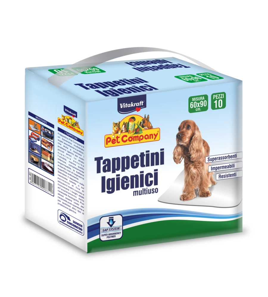 Tappettini igienici 60x90 (10pz) - vitakraft